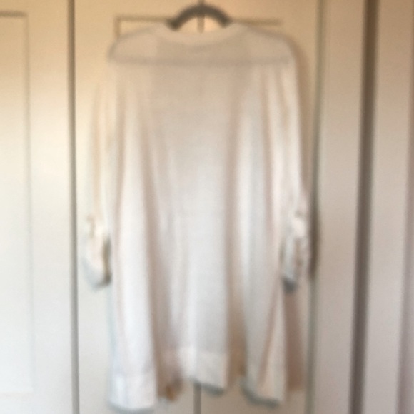 Old Navy Long Cardigan Sweater Off White Sz XL - Picture 3 of 4